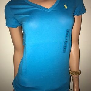 POLO RALPH LAUREN WOMEN’S V-NECK T-SHIRTS